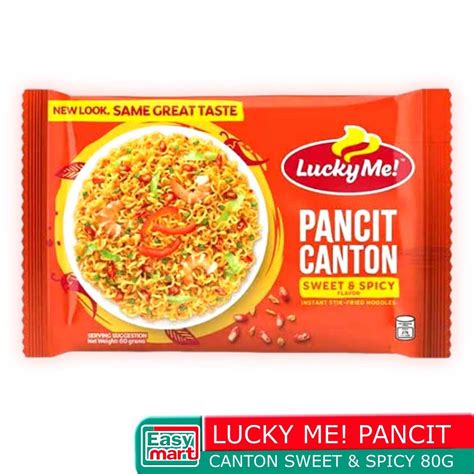 Easy Mart Lucky Me Pancit Instant Canton Sweet Spicy Noodles G