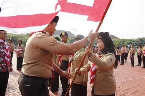 Pj Bupati Berharap Kontingen Jambore Dunia Ke Di Korsel Harumkan