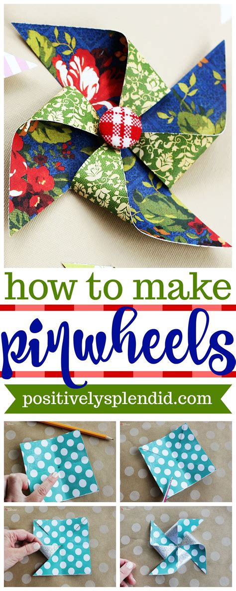 How To Make Paper Pinwheels Easy Method For Making Perfect Pinwheels