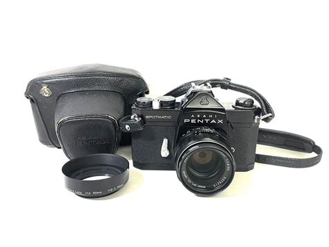 【傷や汚れあり】001 12 Asahi Pentax アサヒペンタックス Spotmatic Sp Mf一眼レフフィルムカメラ レンズ