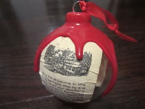 Makers Mark Bourbon Whisky Christmas Ornament Kentucky Etsy