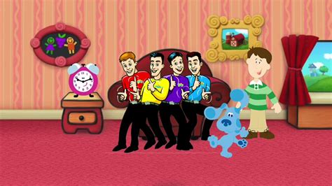 The Wiggles Song Tick Tock All Night Long Featuring Blues Clues Youtube