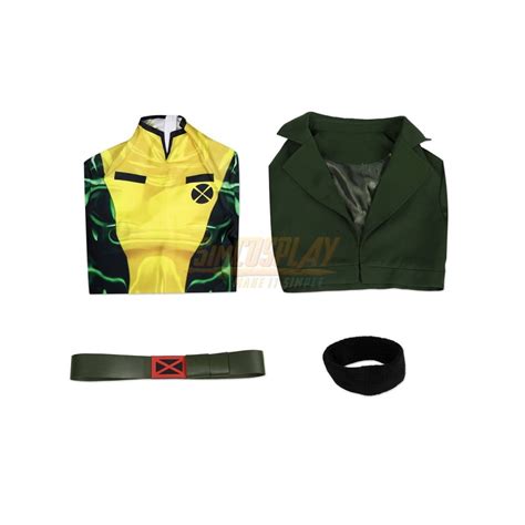 X-Men 97 Rogue Cosplay Costume Printed Spandex Suit Edition