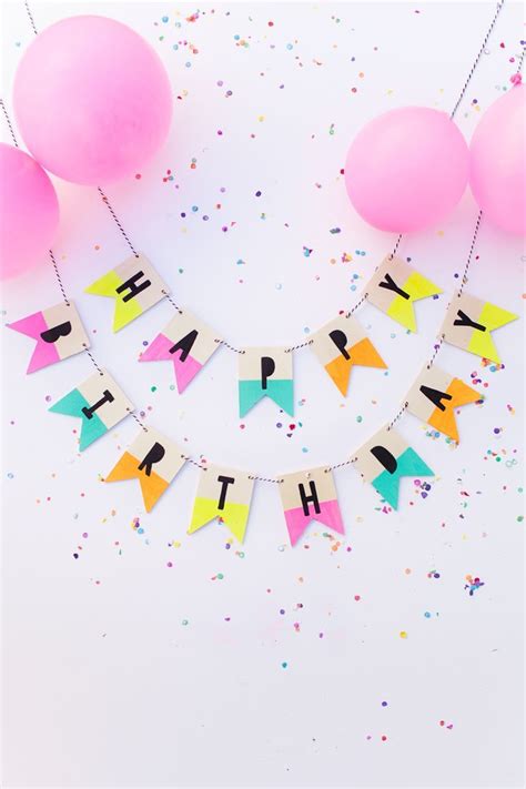 Birthday Decoration Ideas : birthday banner DIY - AskBirthday.com | You ...