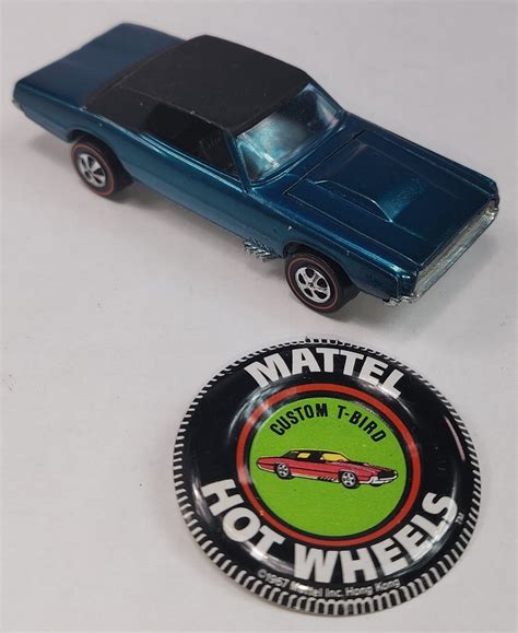 Hot Wheels Redline Custom T Bird Aqua HK Black Interior Etsy