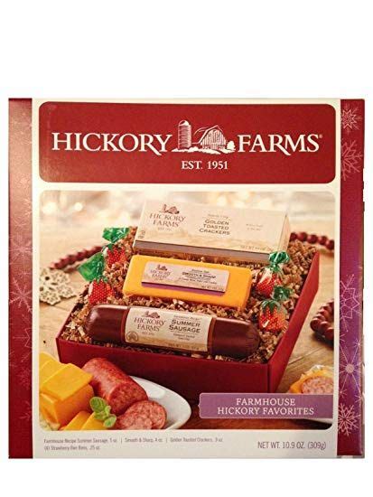 Hickory Farms Holiday T Set Farmhouse Hickory Favorites Summer Sausage Golden Toasted