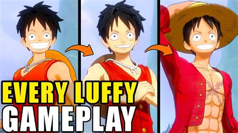 Every Luffy Pvp Gameplay One Piece Fighting Path Youtube