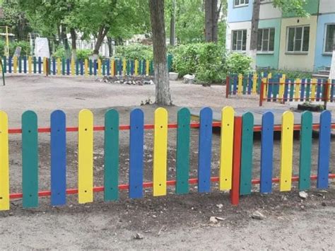 Забор для детской площадки под ключ в Москве