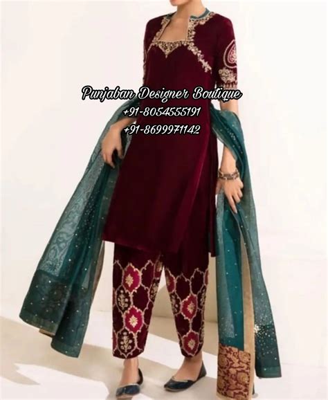 Designer Salwar Suits For Ladies Punjaban Designer Boutique