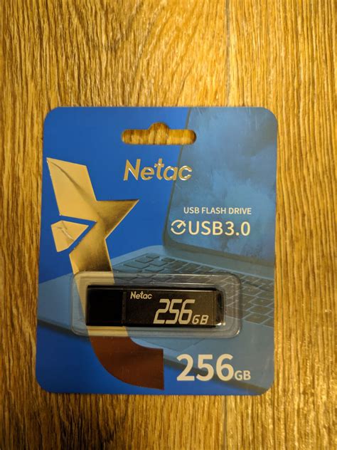 USB флешка Netac U351 256Gb metal black USB 3.0 (NT03U351N-256G-30BK ...