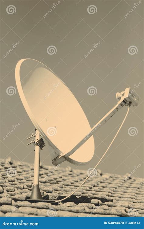 Satellite dish stock photo. Image of parabolic, channel - 53094470