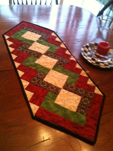 Quilted Table Runners Christmas Table Runner Pattern Patchwork Table Runner