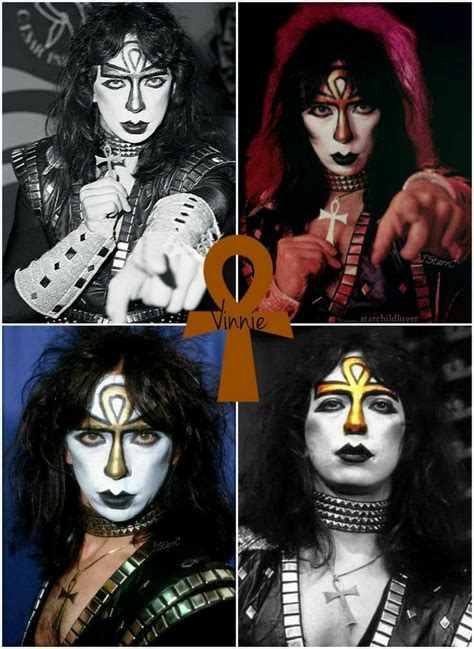 Vinnie Vincent As The Kiss Egyptian Warrior Paul Stanley Gene Simmons