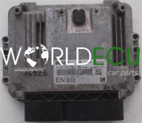 ECU CENTRALITA DE MOTOR OPEL ASTRA ZAFIRA 1 9 CDTI BOSCH 0 281 013 593