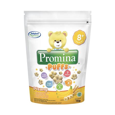 Jual Promina Puffs Pisang Snack Makanan Ringan Bayi 8M 15g Shopee