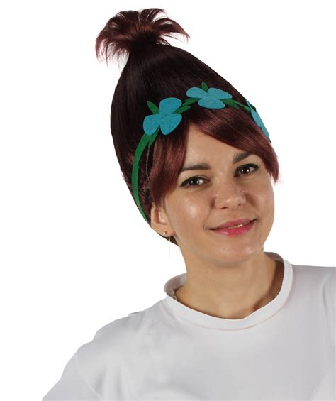 Princess poppy Troll wig | - HalloweenPartyOnline