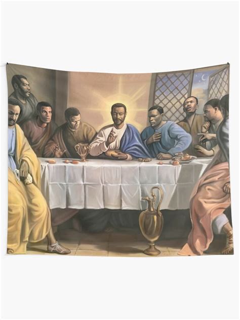 African American Last Supper Tapestry Daanvanderlinden