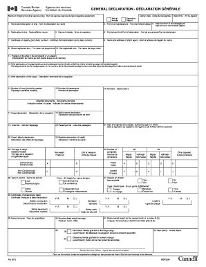 Fillable Online Cbsa Asfc Gc Formulaire AG1 PDF 45 Ko Fax Email