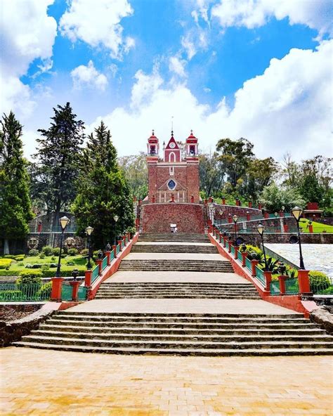 The Stairs Lead Up To An Ornate Building