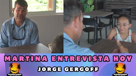 Disfrutando De La Pesca Martina Entrevista Hoy Con Jorge Gergoff