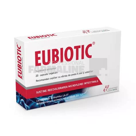 Eubiotic Capsule Labormed Supliment alimentar pe bază de tulpini