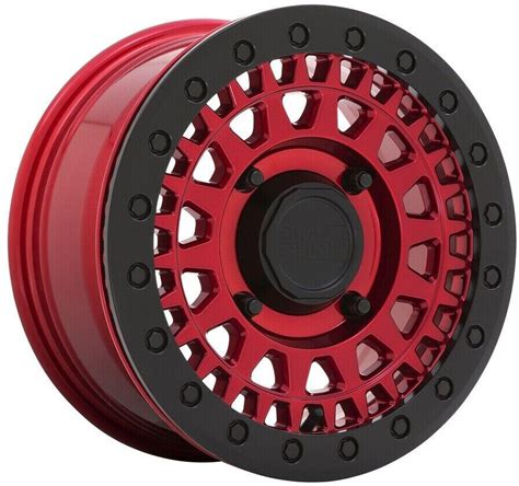 Kit 4 Maxxis Roxxzilla Hard 32x10 15 On Black Rhino Parker Beadlock Red Irs Ebay