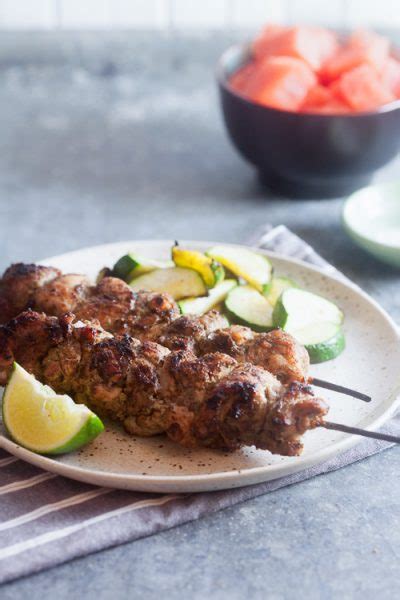 Grilled Jerk Chicken Skewers Healthy Delicious