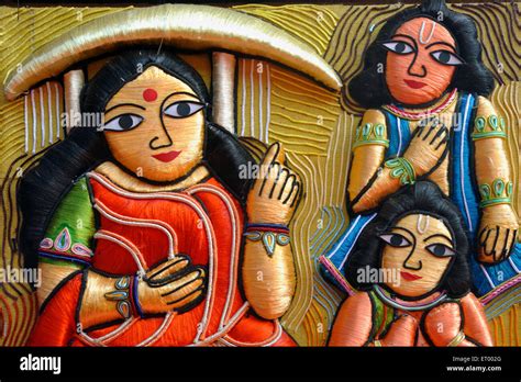 Indian Mythology Ramayana Sita With Her Sons Lava Kusha, 59% OFF