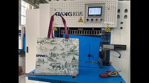 Leader Nonwoven Box Bag Making Machine Cm Loop Handle Online Oyang