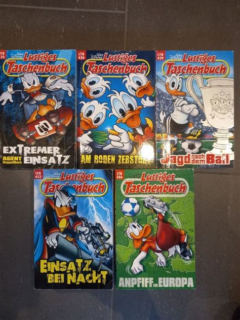 5 Lustige Taschenbücher LTB Comics Donald Duck Micky Maus Kaufen auf