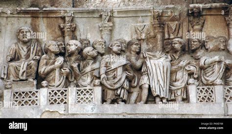 Roman Art Arch Of Constantine Triumphal Arch Erected In The Th