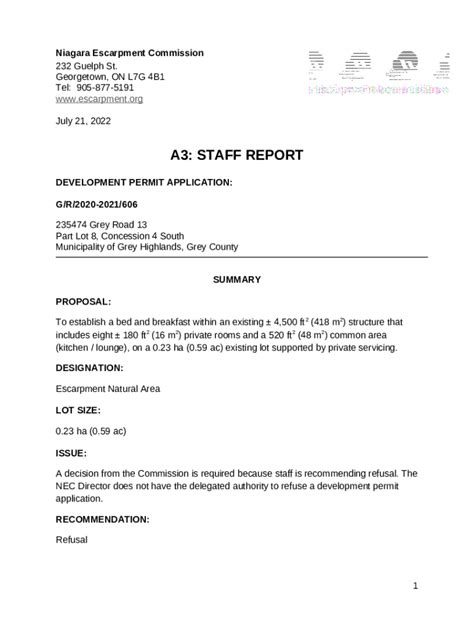 A3 Addendum Staff Report Doc Template PdfFiller