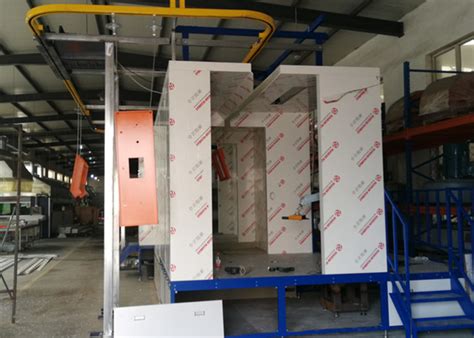 Electrostatic SS304 Plastic Powder Coating Spray Booth Easy To Operate