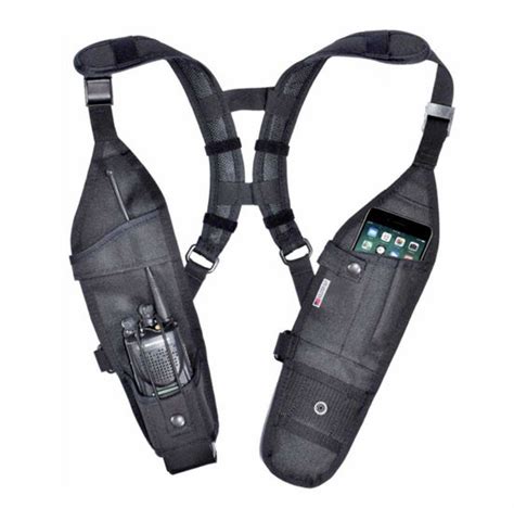 Getuscart Ush D Double Radio Shoulder Holster Chest Harness With An