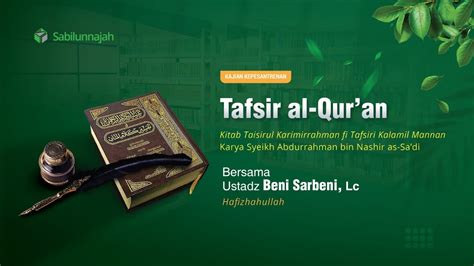 Live Tafsir Qs Al Fajr Ustadz Beni Sarbeni Lc M Pd Youtube