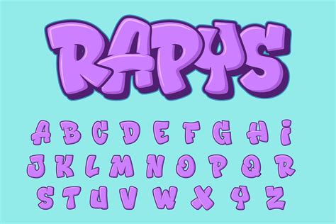 Pop Alphabet Graffiti text vector Letters 13373942 Vector Art at Vecteezy