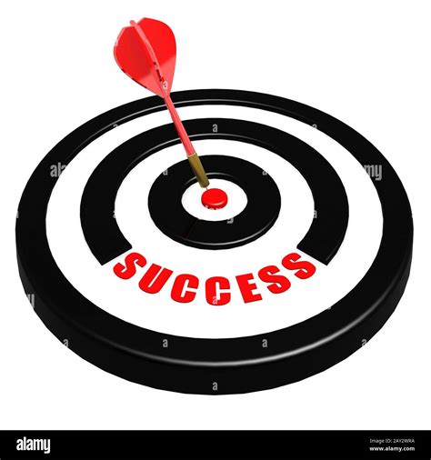 Success dart board Stock Photo - Alamy