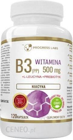 Progress Labs Witamina B Pp Mg L Leucyna Prebiotyk Kaps