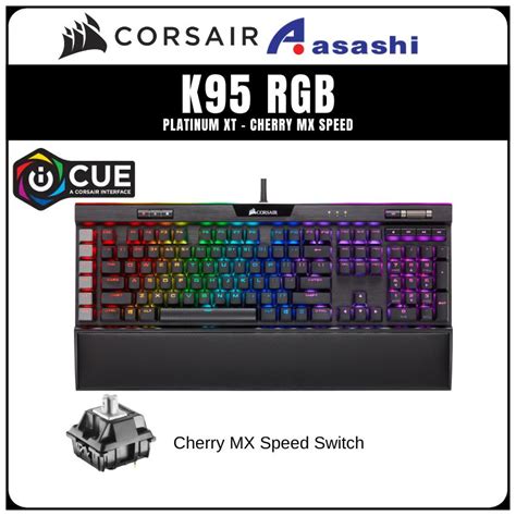 CORSAIR K95 RGB PLATINUM XT Mechanical Gaming Keyboard - CHERRY MX ...