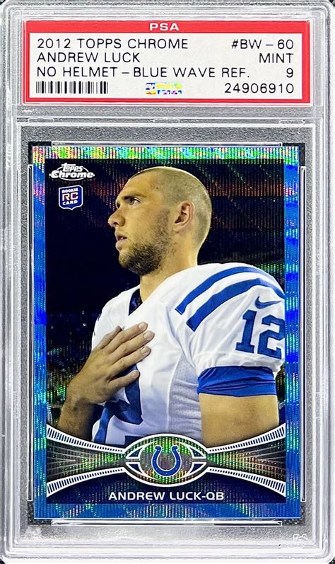 2012 Topps Chrome Blue Wave Refractors BW60 Andrew Luck S Flickr