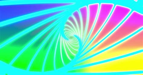 Abstracts Rainbow Spiral Psihodelic Tunnel Background Seamless Loop K