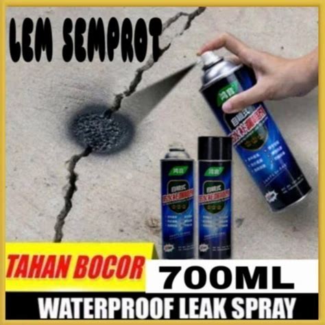 Jual Spray Waterproof Lem Tambal Tembok Seng Retak Penambal Atap Anti