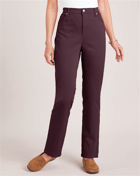 Amanda Stretch Fit Jeans By Gloria Vanderbilt Blair