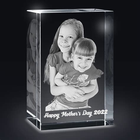 Personalized D Crystal Photo Custom D Photo Crystal Laser Photo