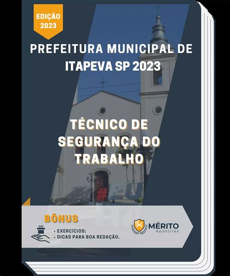 Apostila T Cnico De Seguran A Do Trabalho Prefeitura De Itapeva Sp