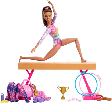 Snapklik Barbie Gymnastics Doll Accessories Playset