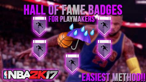 NBA2K17 TIPS HOW TO GET ALL 5 HOF BADGES EASY ANKLE BREAKER DIMER