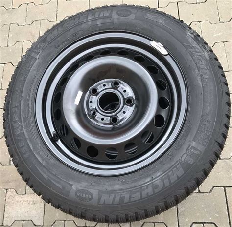 Plechový disk KFZ 7755 6Jx15 5x112x57 ET43 a Michelin Alpin A4 195 65