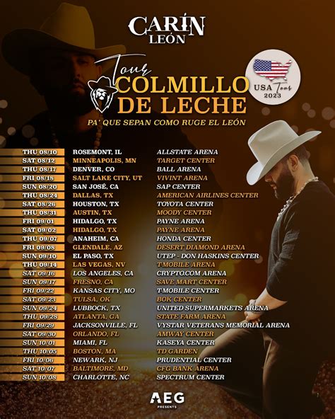 Carin León Confirms “Colmillo de Leche” U.S. Arena Tour - V13.net