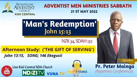 Adventist Men Ministry Sabbath YouTube